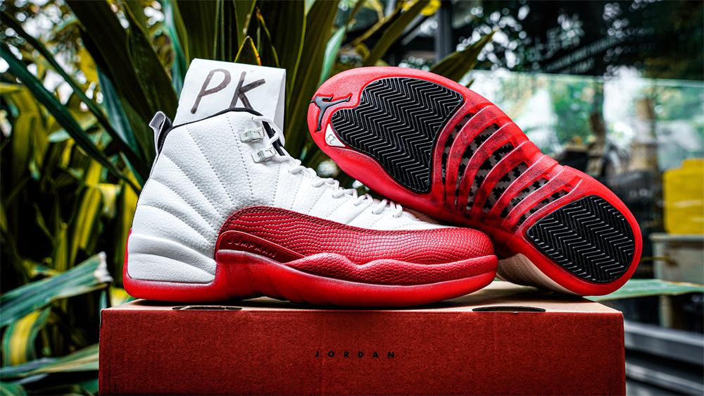 PK GOD Jordan 12 Retro Cherry RETAIL MATERIALS READY TO SHIP